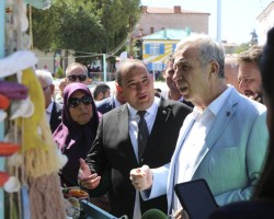 Başkanla Fotoğraflar