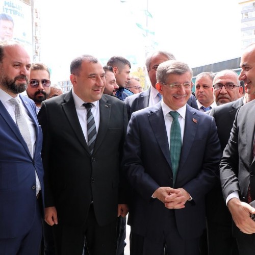 GELECEK PARTİSİ GENEL BAŞKANI VE CUMHURBAŞKANI YARDIMCISI ADAYIMIZ SAYIN AHMET DAVUTOĞLU İLÇEMİZİ ZİYARET ETTİ.