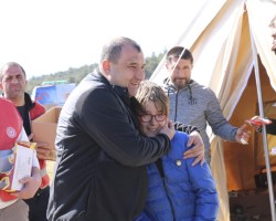 Başkanla Fotoğraflar