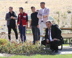 Başkanla Fotoğraflar