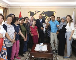 Başkanla Fotoğraflar